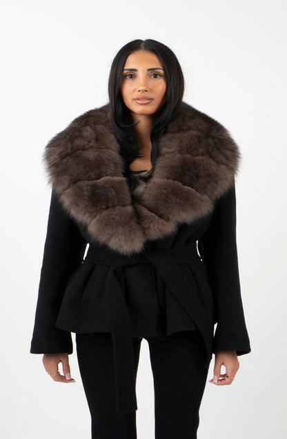 Leya - Manteau Fourrure