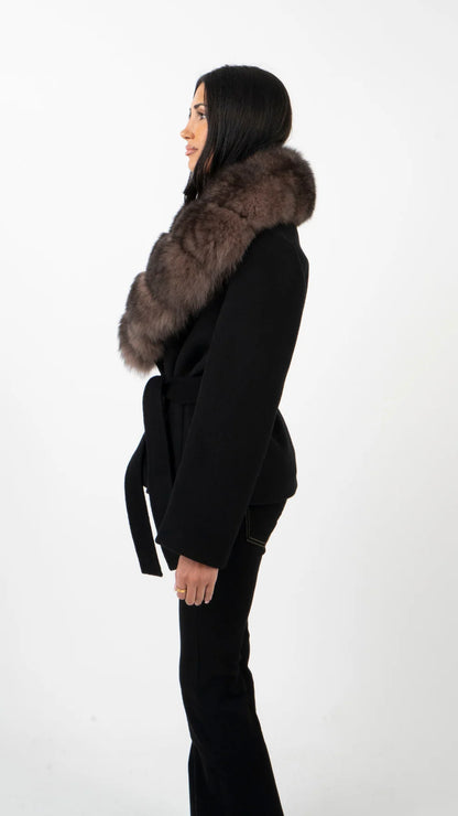 Leya - Manteau Fourrure