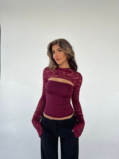 Leya - Top Lara en dentelle